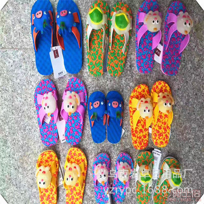 【巖卓2017新款卡通夏季拖鞋家居防滑耐磨女童、男童涼拖鞋廠家貨源7788866】義烏市巖卓日用品廠 - 產品庫
